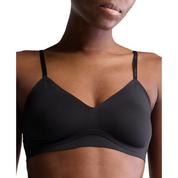 Calvin Klein Women's Seamless bralette, Black, Size M 0281 - Picture 1 of 2